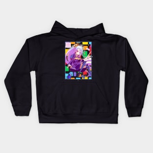 Shiro No Game No Life No Gemu No Raifu Color Block Anime Kids Hoodie